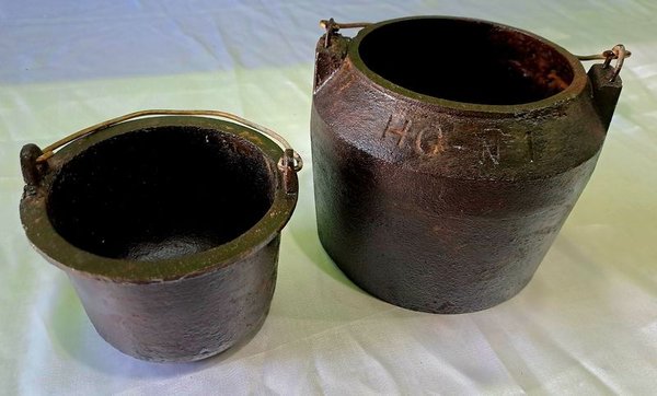 Antiguo Colero de Hierro Fundido Modelo HO-N1 en Excelentes Condiciones - imagen 3