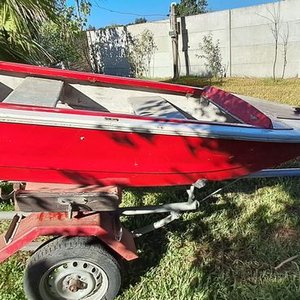 Lancha Pescadora Casco Casarino de Fibra de Vidrio con Trailer - imagen 8