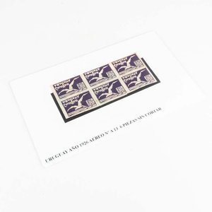 Lote siguiente: 6 Sellos Uruguay Correo Aéreo 1926 "A 13"