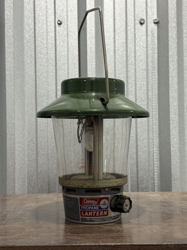 Farol Coleman a Gas Propano Vintage, Hecho en Canadá