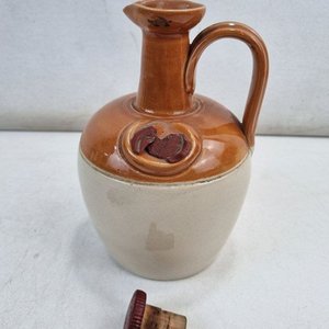 Antigua Botella Jarra Gres "Ye Monks Whisky Edinburgh" Donald Fisher - imagen 3
