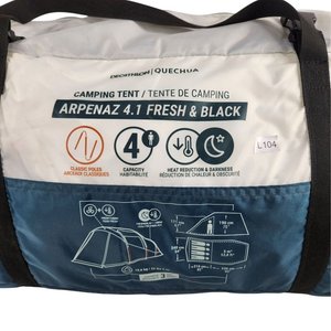 Carpa Quechua Arpenaz 4.1 Fresh & Black para 4 personas - imagen 2