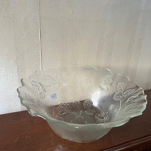 Ensaladera de Vidrio con Diseño de Rosas - imagen 2