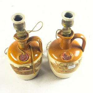 Par de Lámparas de Sobremesa con Base de Porrones de Whisky - imagen 2