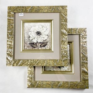 Lote anterior: Dos cuadros floral 33x33