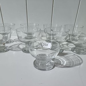 Lote de 9 Copas para Helado de Vidrio Transparente - imagen 7
