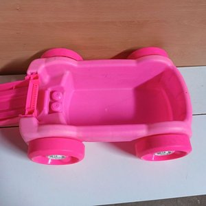 Camioneta Juguete Rosa Plástico - imagen 2