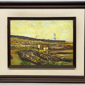 Lote anterior: Óleo "Faro" de G. Bazzoni sobre Fibra - 23 x 32 cm