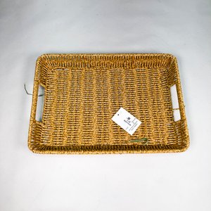 Bandeja Rectangular Tejida Estilo Ratán 35x25 cm - imagen 2