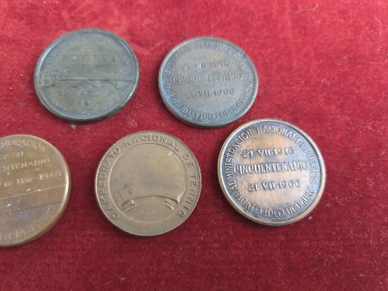 Medallas conmemorativas Uruguayas - Colección de cinco medallas - imagen 9
