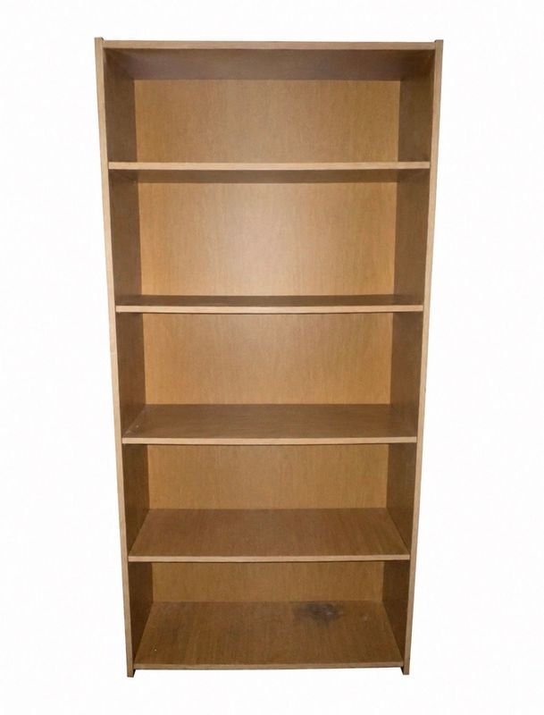 Biblioteca Vertical Abierta de 5 Estantes en MDF