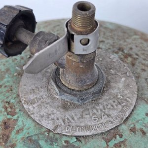 Garrafa de Gas Antigua y Hornallas de Hierro Fundido - imagen 7