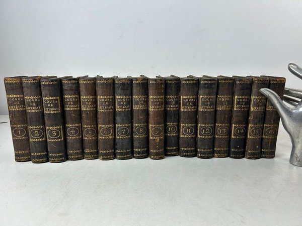 Colección de 16 tomos de literatura antigua y moderna, París, 1815