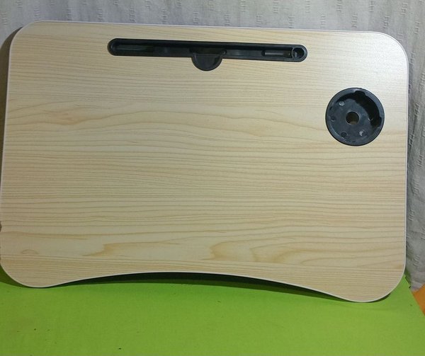 Mesa Plegable para Cama con Soporte para Tablet y Posavasos