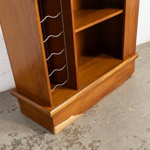 Barra de Madera con Estantes y Soporte Metálico - imagen 2
