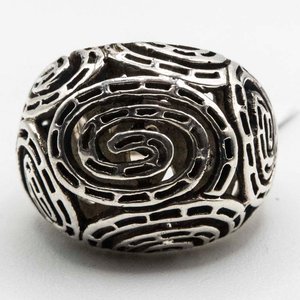 Anillo de Plata con Diseño Espiral Calado - imagen 1