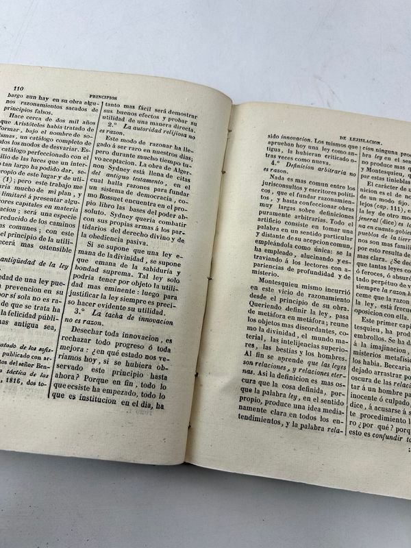 Tratados de legislación civil y penal de Jeremias Bentham - Madrid 1841 - imagen 3