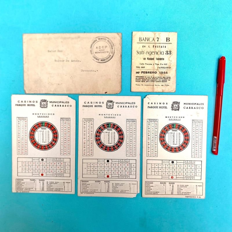 Documentos Históricos: Banca 7 B, Casinos Municipales y A.D.E.P. (1957)