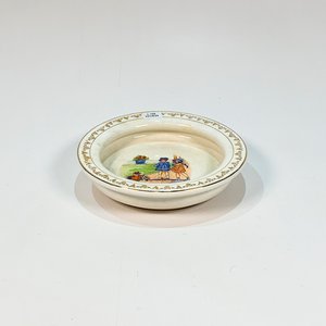 Plato Hondo Infantil Loza Inglesa "Holdfast Baby Plate" Blanco Decoración Niños - imagen 1
