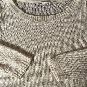 Buzo de Hilo Beige "Only" Talle L - imagen 4