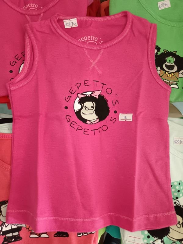 Ropa de niña con dibujos de Mafalda - imagen 2
