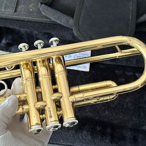 Trompeta Omega Dorada con Estuche - imagen 5