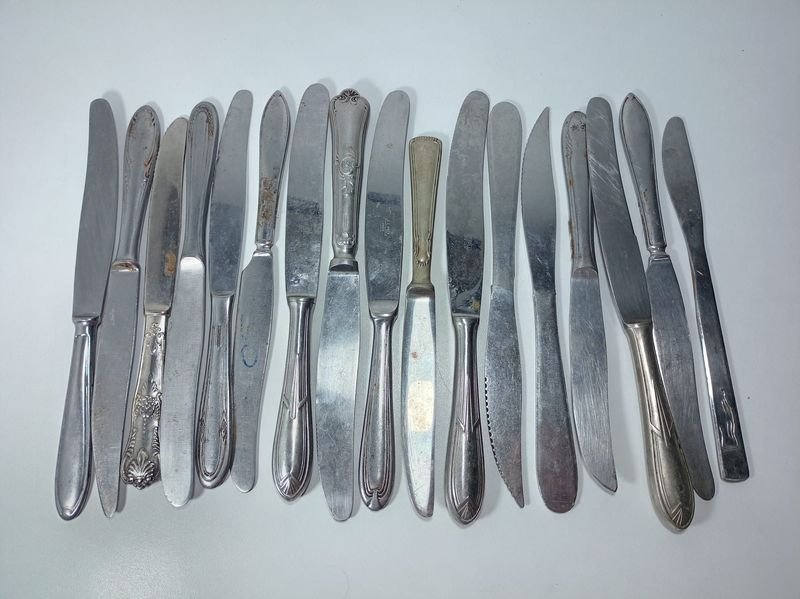 Lote de Cuchillos de Acero Inoxidable Varios Diseños