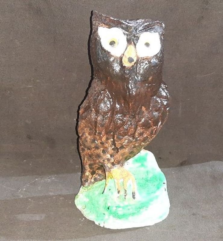 Lote siguiente: LECHUZA MARRON - Figurita de Lechuza Cerámica