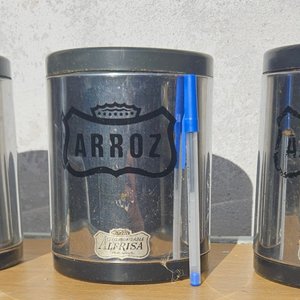 Juego de Latas de Cocina de Acero Inoxidable "Alfrisa" - Harina, Arroz, Azúcar - imagen 3