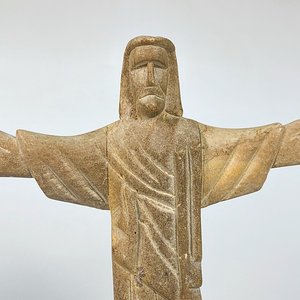 Lote siguiente: Talla en Piedra Cristo Redentor "Búzios Rio"