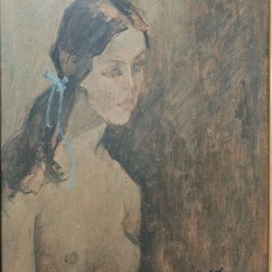 Lote anterior: Cuadro "Retrato de Mujer" de Manolo Lima, 50 x 40 cm