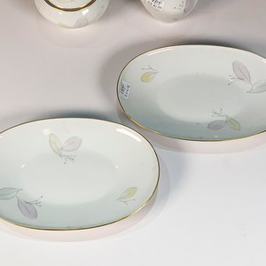 Conjunto Porcelana Bavaria "Grazie" - Lechera, Azucarero y 2 Paneras Ovales - imagen 3