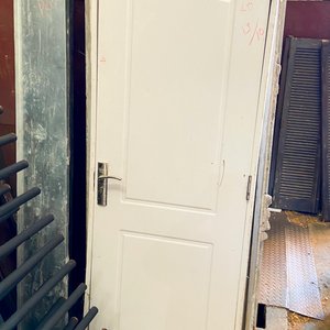 Puerta Interior Blanca MDF con Detalles 203x76 cm - imagen 2