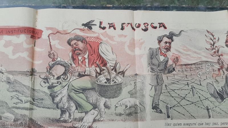 Periódico "La Mosca" de Octubre y Diciembre 1905 - Prensa Satírica Uruguaya