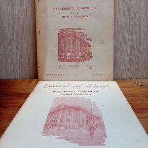 Dos Revistas Económicas Banco República Oriental Uruguay 1964 1965 - imagen 2