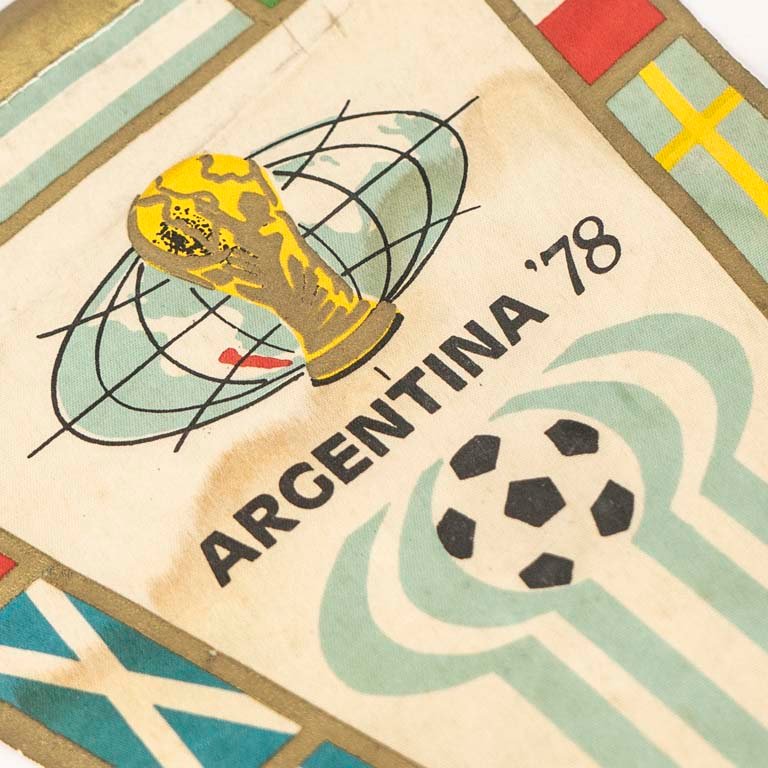 Banderín Mundial de Fútbol Argentina 78´ - Colección de Fútbol - imagen 2