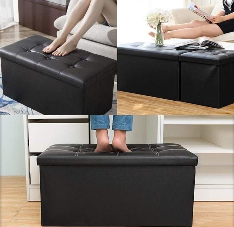 Puff baúl plegable impermeable para viajes