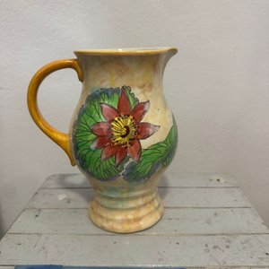 Jarra de Porcelana Inglesa Royal Doulton "Water Lily" - imagen 2