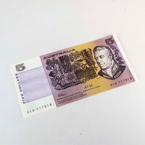 Lote anterior: Billete de Australia de 5 Dólares de 1991 - Sin Circular
