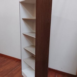 Estantería Librero Nogal y Blanco Moderna - 62x36x182cm - imagen 2