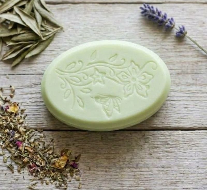 Jabón Artesanal Natural de Azahar para Cuidado de la Piel