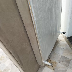 Sofá Cama Plegable Beige de Dos Plazas - imagen 7