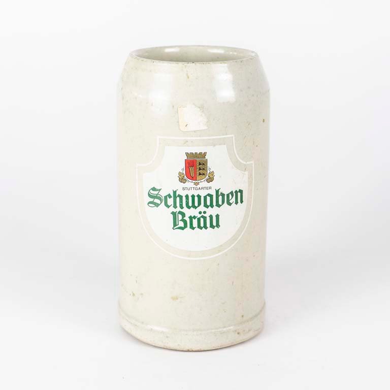 Jarra de cerveza alemana Schwaben Brau de gres - imagen 1