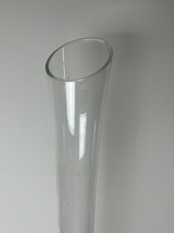 Vaso de cristal claro y elegante - imagen 4