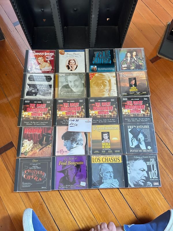 Lote siguiente: Colección de 20 CDs en buen estado