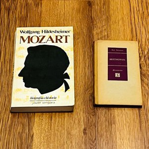 Libros Biografía "Mozart" Wolfgang Hidesheimer y "Beethoven" - imagen 1