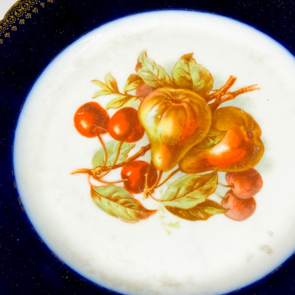Platos de porcelana decorados con frutas de Buenos Aires - imagen 3