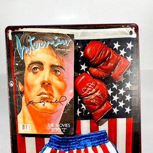 Chapa Decorativa "Rocky" con Guantes y Shorts de Boxeo - imagen 2