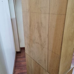 Mueble Modular de Madera Clara con Estantes, Puertas y Cajón - imagen 4