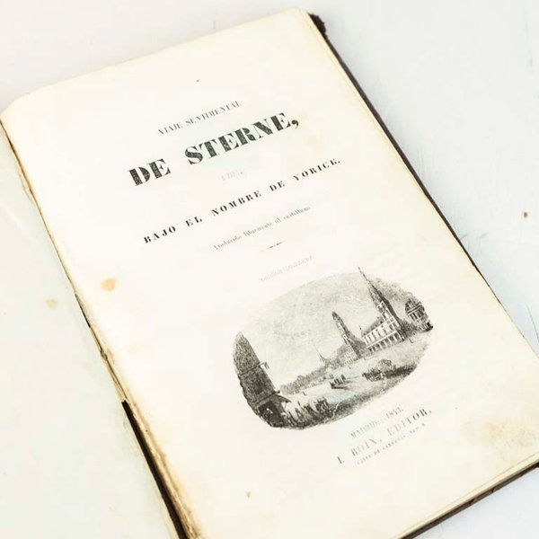 Viaje Sentimental de Sterne a París, Edición Madrid 1843 - imagen 1